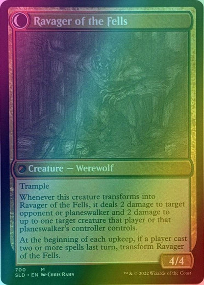 Huntmaster of the Fells // Ravager of the Fells [0700] [Sketch] [Chris Rahn] [Secret Lair Drop] [Foil]