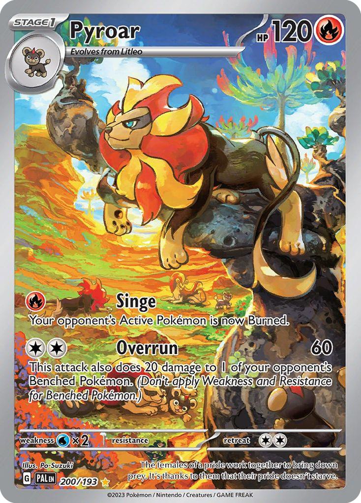 Pyroar - 200/193 - Illustration Rare [sv02-200] [Ultra]