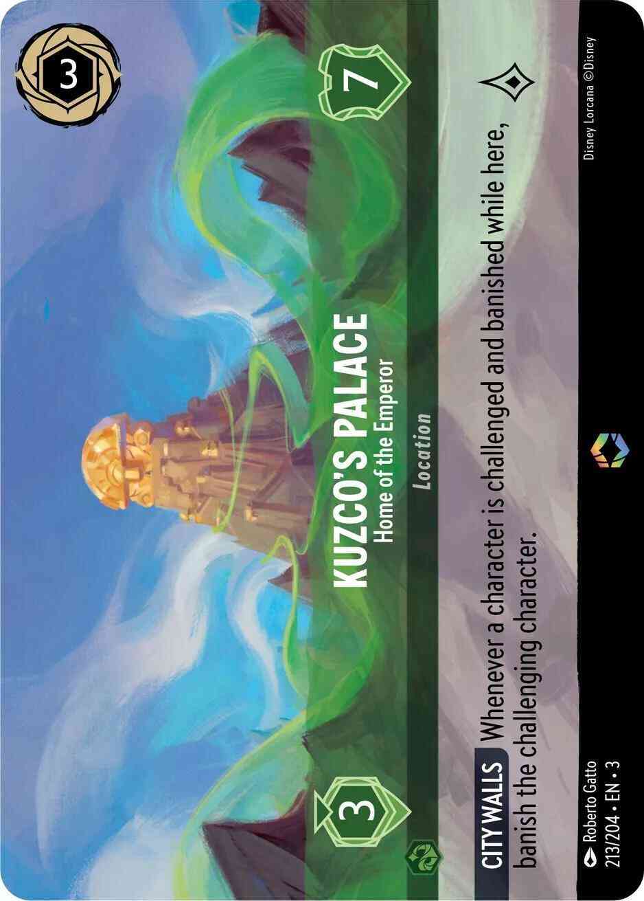 Kuzco's Palace - Home of the Emperor (Alternate Art) - 213/204 [Into the Inklands] [Holofoil]