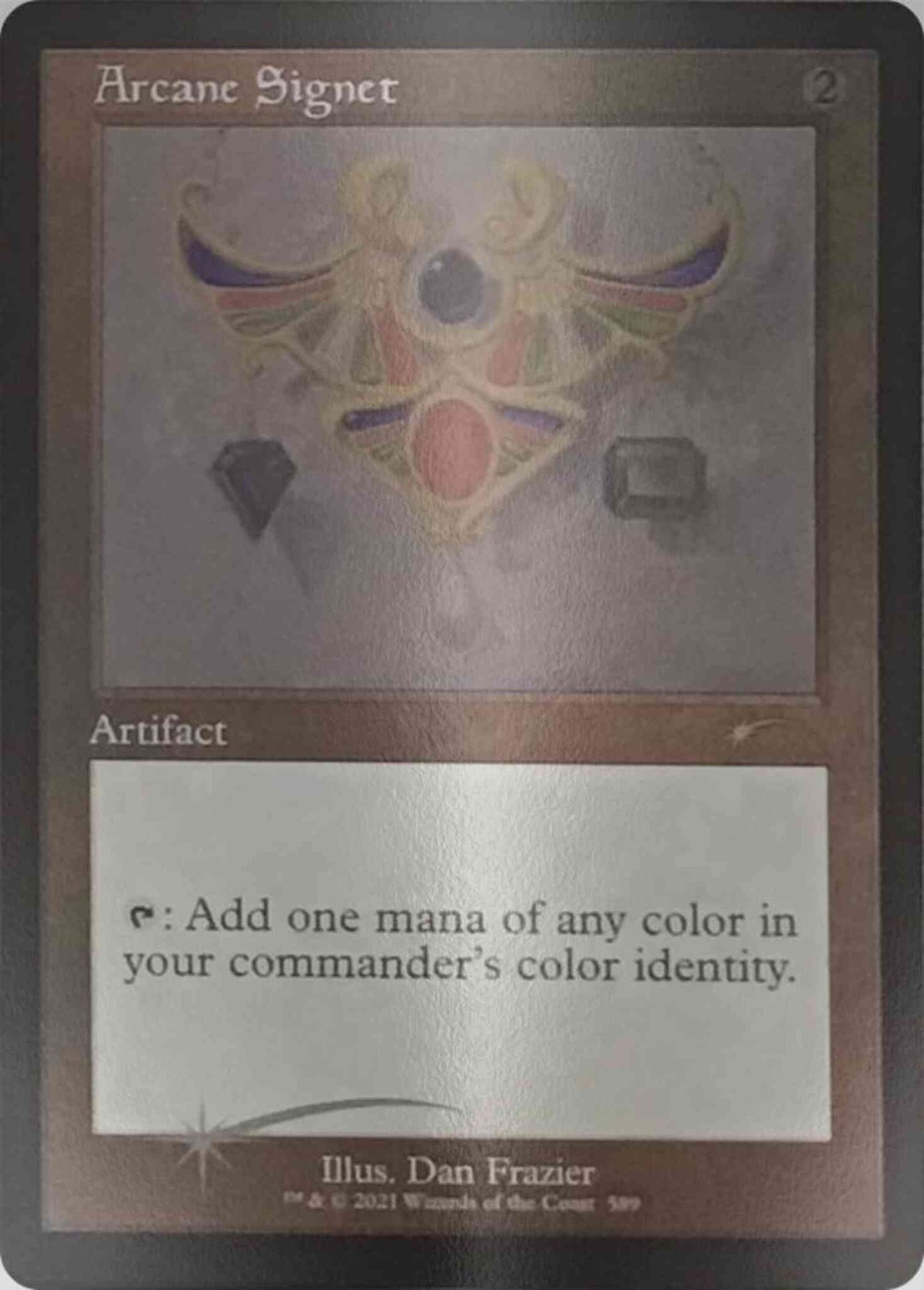 Arcane Signet [0589] [Retro Frame] [Dan Frazier] [Secret Lair Drop] [Etched Foil]