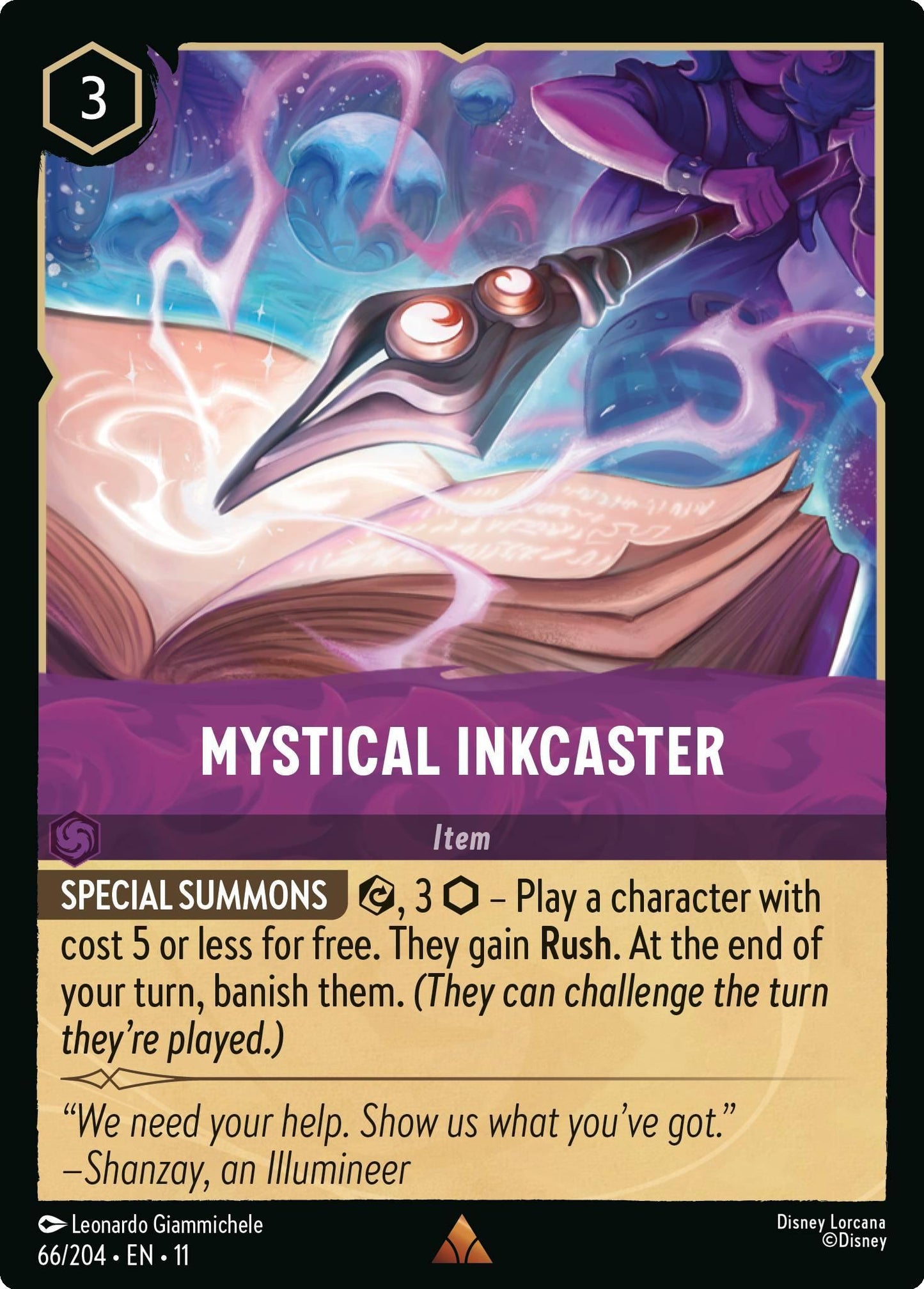 Mystical Inkcaster - 66/204 [Winterspell] [Non-Foil]
