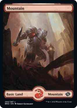 Mountain [284] [Full Art] [The Brothers' War] [Non-Foil]