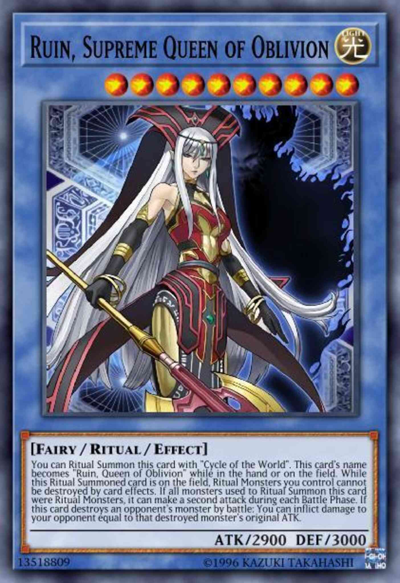Ruin, Supreme Queen of Oblivion - CYHO-EN029 - Rare - Unlimited