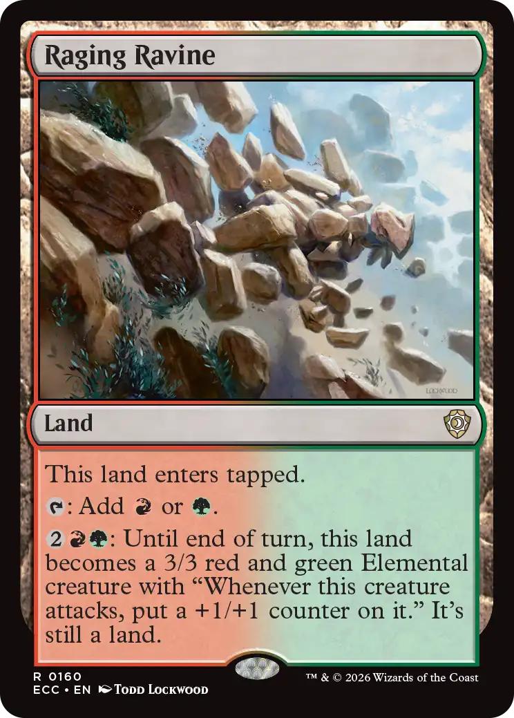 Raging Ravine [160] [Lorwyn Eclipsed: Commander] [Non-Foil]
