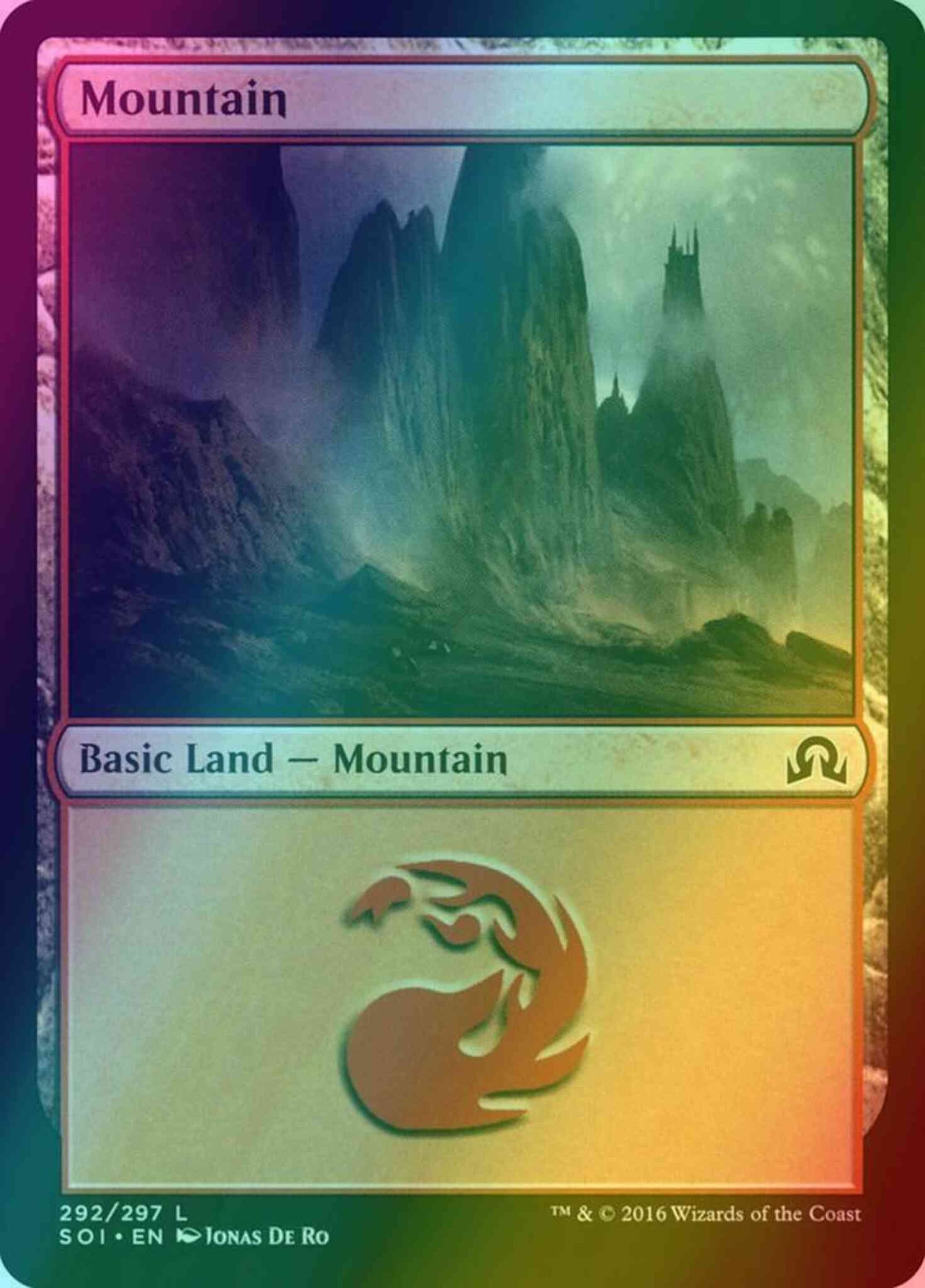 Mountain [292] [Shadows over Innistrad] [Foil]