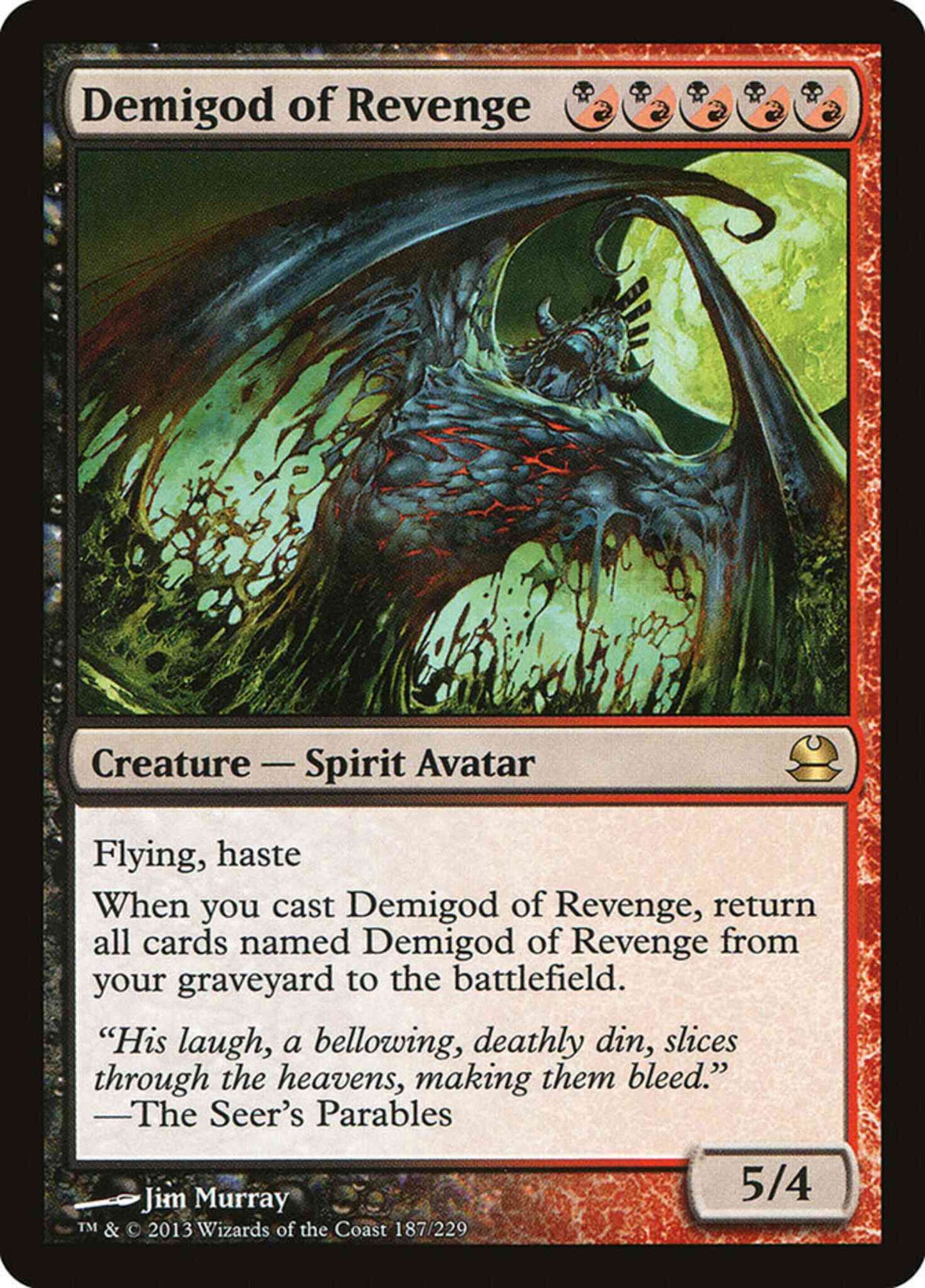 Demigod of Revenge [187] [Modern Masters] [Non-Foil]