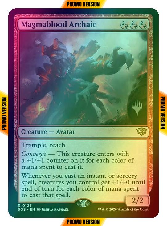 Magmablood Archaic [123p] [Promo Pack] [Secrets of Strixhaven Promos] [Foil]