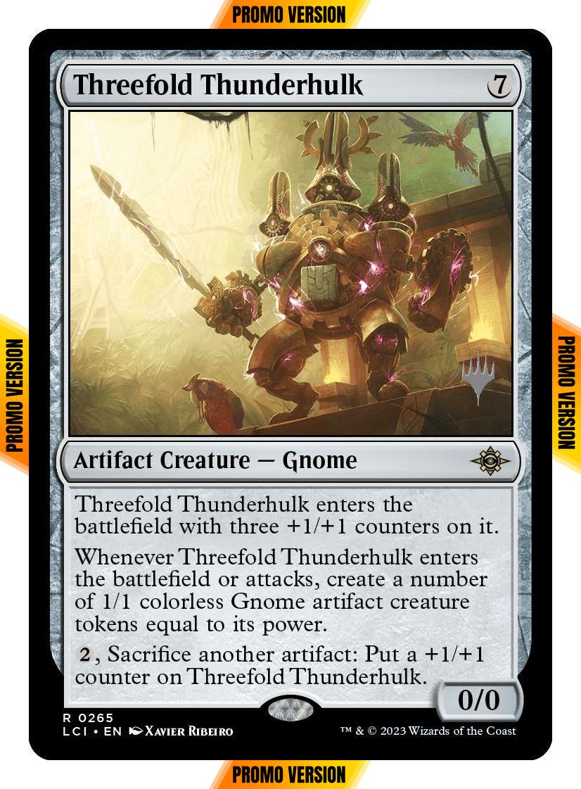 Threefold Thunderhulk [265p] [Promo Pack] [The Lost Caverns of Ixalan: Promos] [Non-Foil]