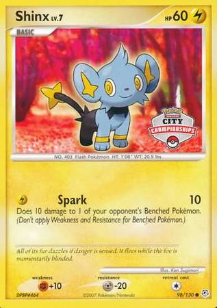 Shinx - 98/130 - Promo [City Championships] [DP1MSP-98] [Non-Holo]