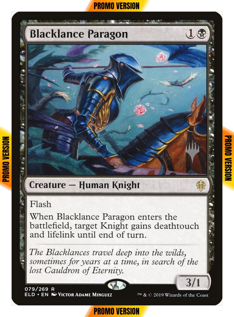 Blacklance Paragon [79p] [Promo Pack] [Throne of Eldraine Promos] [Non-Foil]