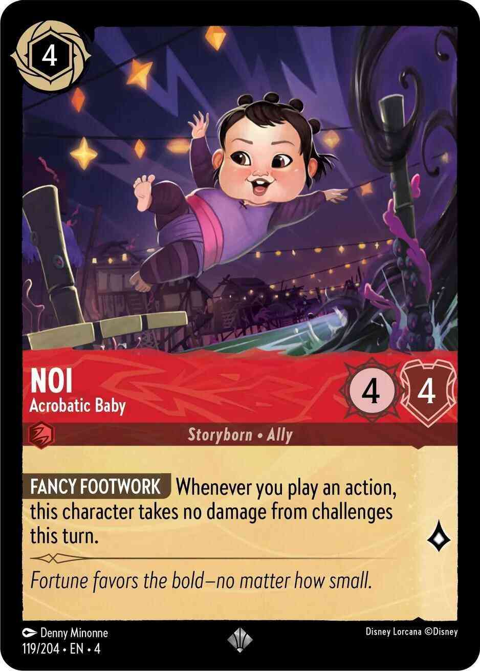 Noi - Acrobatic Baby - 119/204 [Ursula's Return] [Non-Foil]