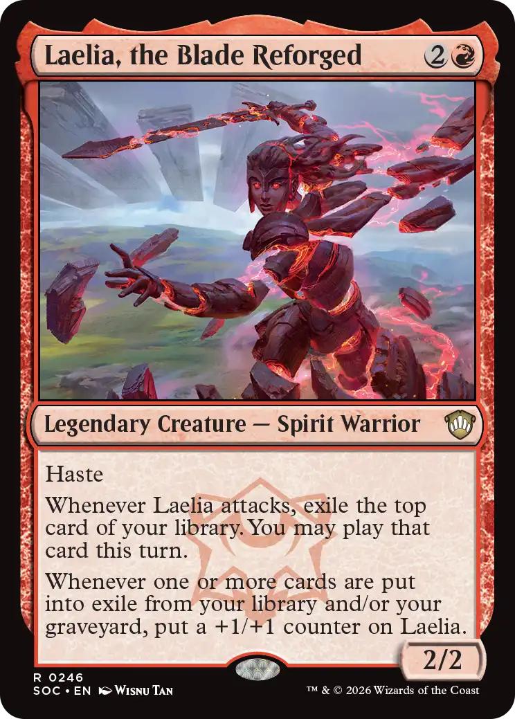 Laelia, the Blade Reforged [246] [Secrets of Strixhaven: Commander] [Non-Foil]