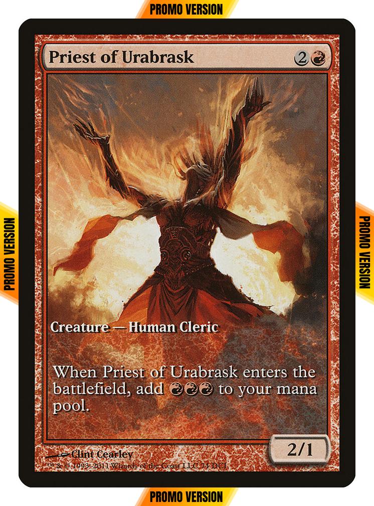 Priest of Urabrask [74] [DCI Promos] [Non-Foil]