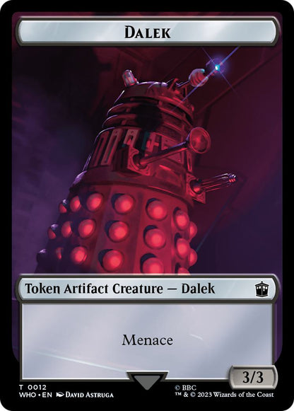 Cyberman Token (24) // Dalek Token (12) [Universes Beyond: Doctor Who: Tokens] [Non-Foil]