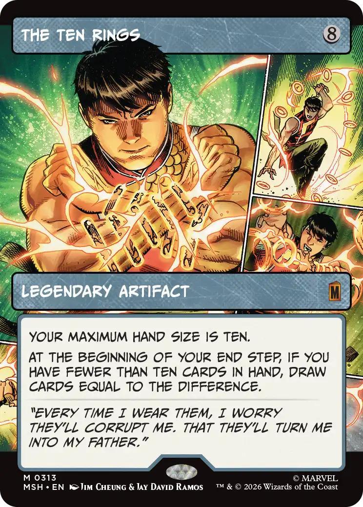 The Ten Rings [313] [Panel Showcase] [Marvel Super Heroes] [Non-Foil]