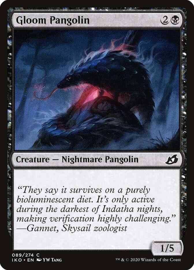 Gloom Pangolin [89] [Ikoria: Lair of Behemoths] [Non-Foil]