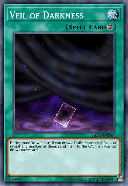 Veil of Darkness - DESO-EN052 - Super Rare - 1st Edition