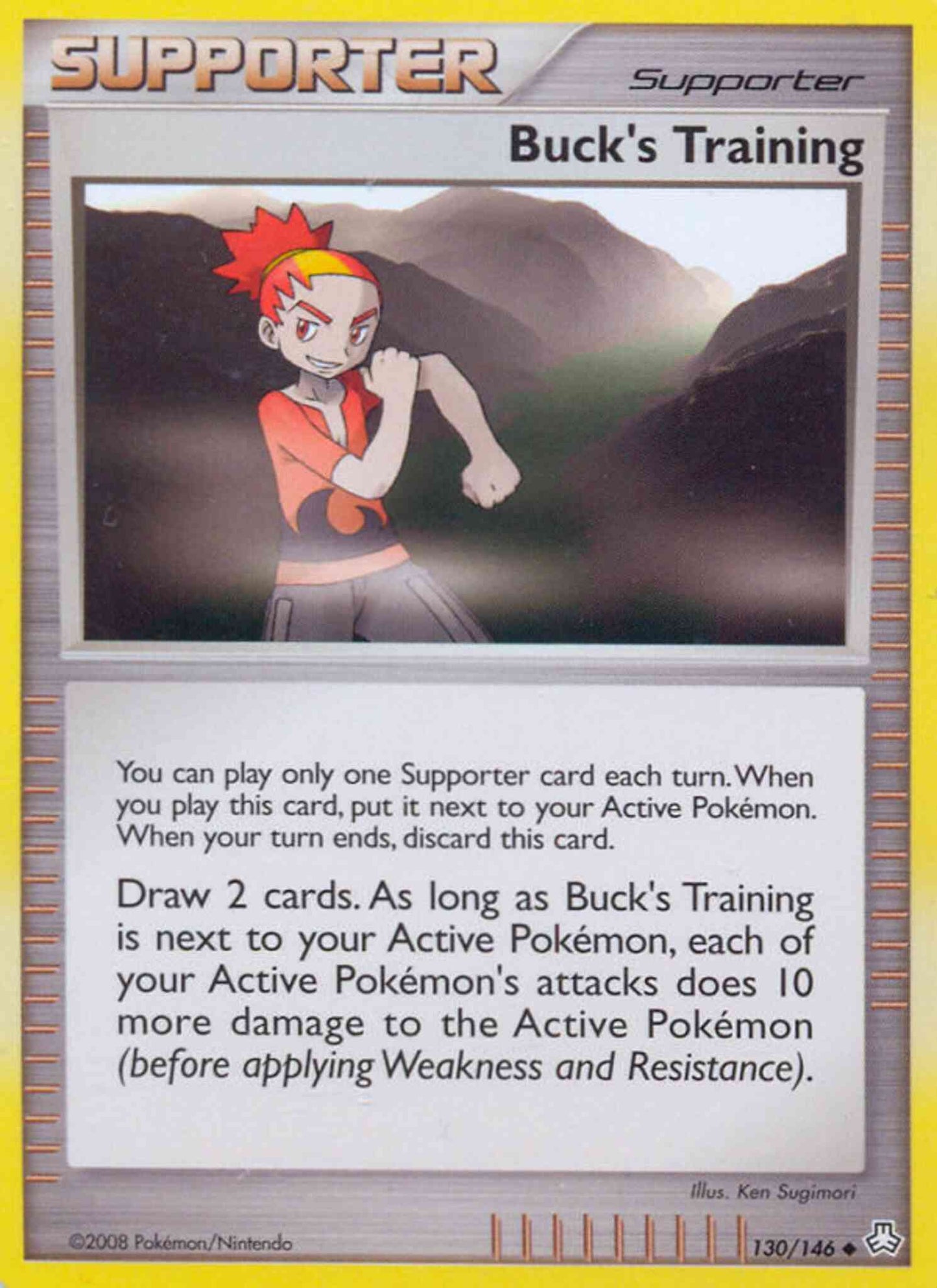 Buck's Training - 130/146 - Uncommon [dp6-130] [Non-Holo]