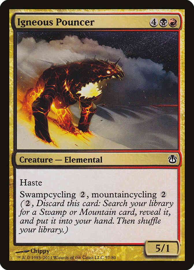 Igneous Pouncer [57] [Duel Decks: Ajani vs. Nicol Bolas] [Non-Foil]
