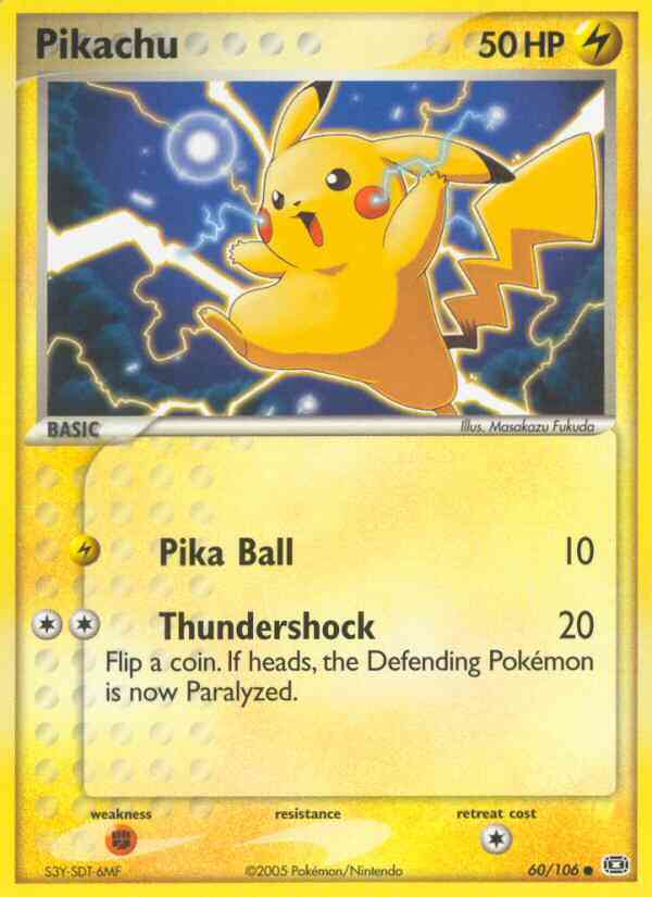 Pikachu - 60/106 - Common [ex9-60] [Reverse Holo]