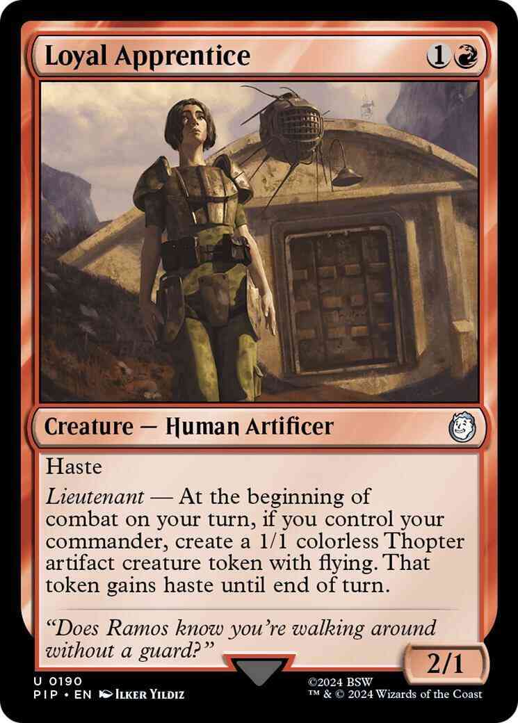 Loyal Apprentice [190] [Fallout] [Non-Foil]