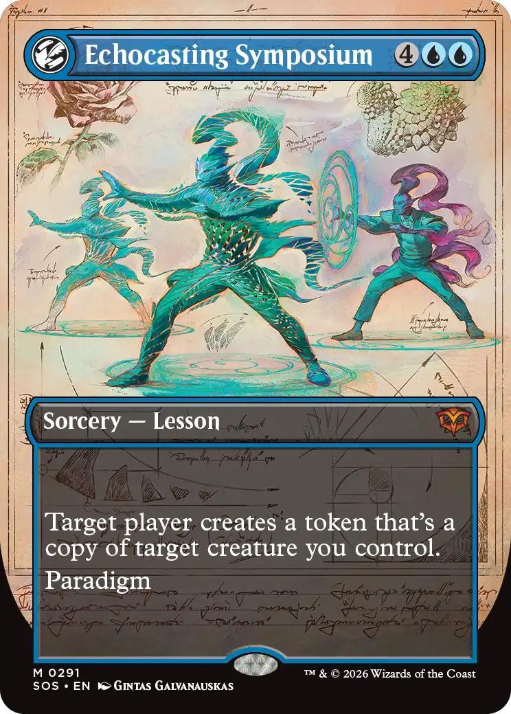 Echocasting Symposium [291] [Borderless] [Field Nottes] [Secrets of Strixhaven] [Non-Foil]