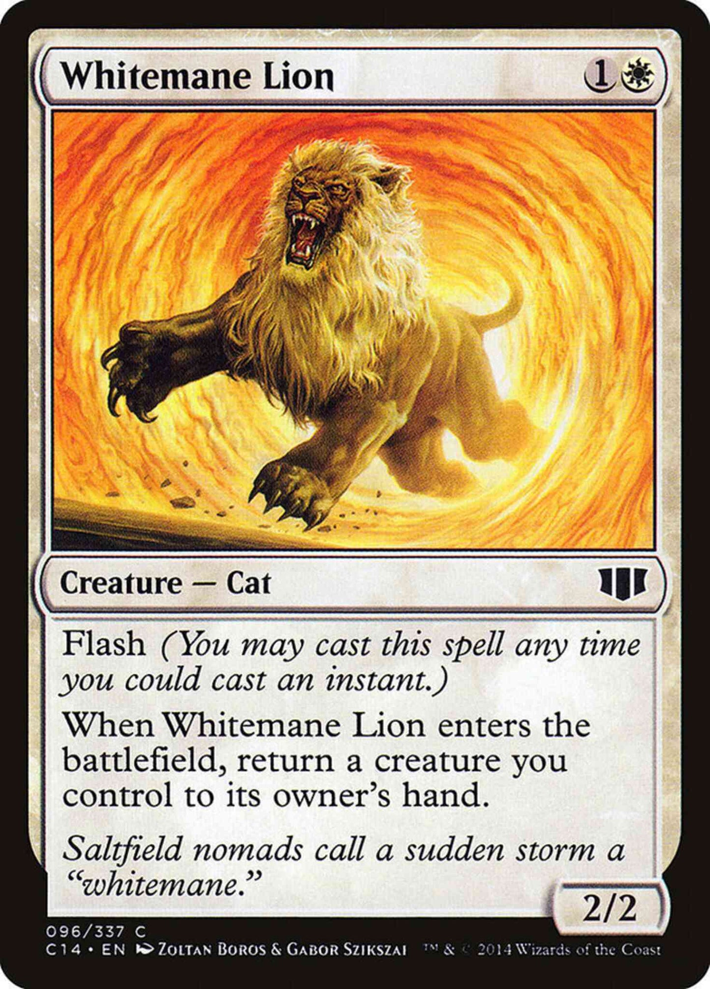 Whitemane Lion [96] [Commander 2014] [Non-Foil]
