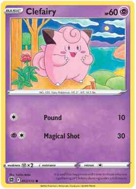 Clefairy - 053/172 - Common [swsh9-053] [Non-Holo]
