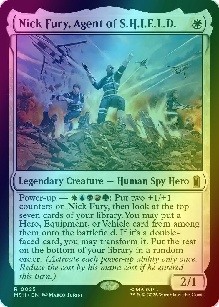 Nick Fury, Agent of S.H.I.E.L.D. [25] [Marvel Super Heroes] [Foil]