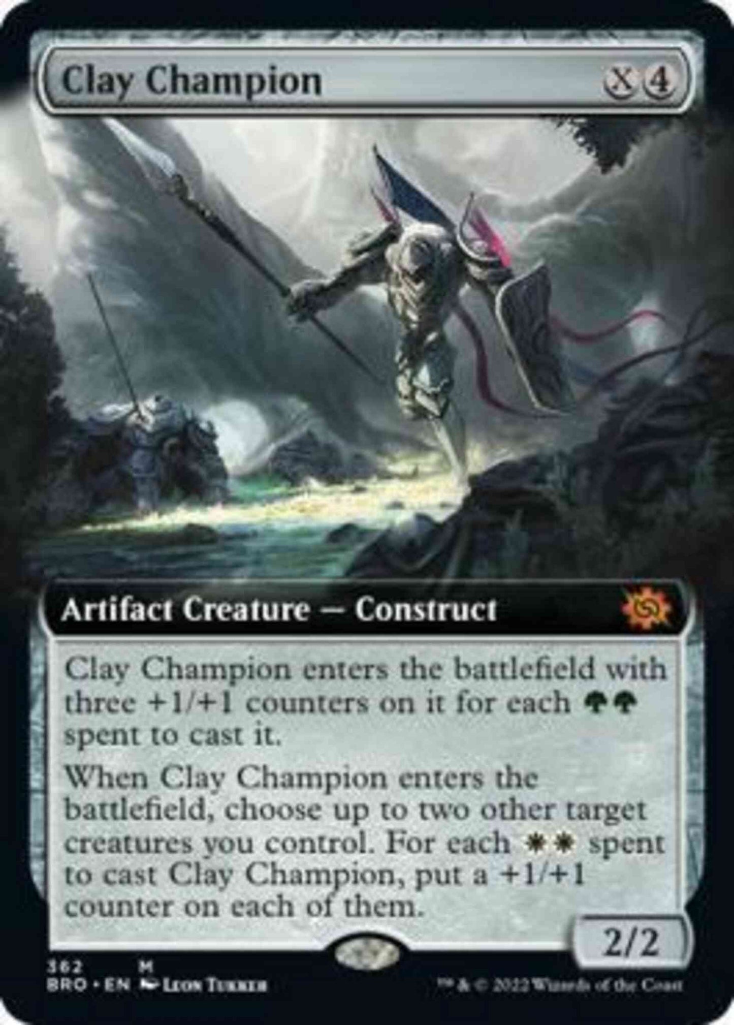 Clay Champion [362] [Extended Art] [The Brothers' War] [Non-Foil]