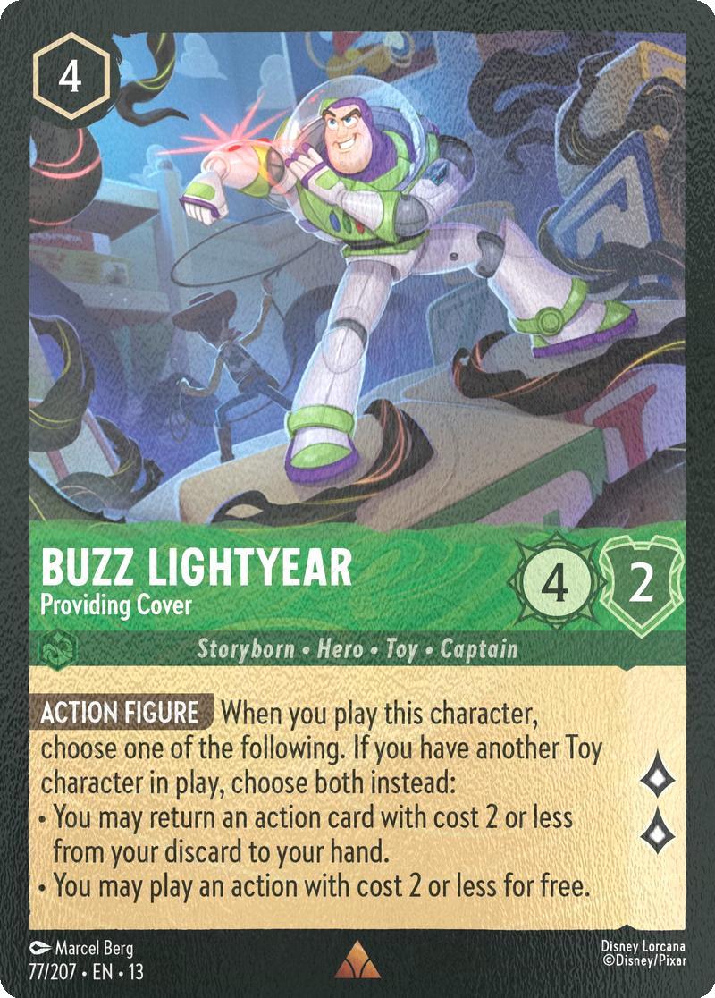 Buzz Lightyear - Providing Cover - 77/204 [Attack of the Vine!] [Cold Foil]