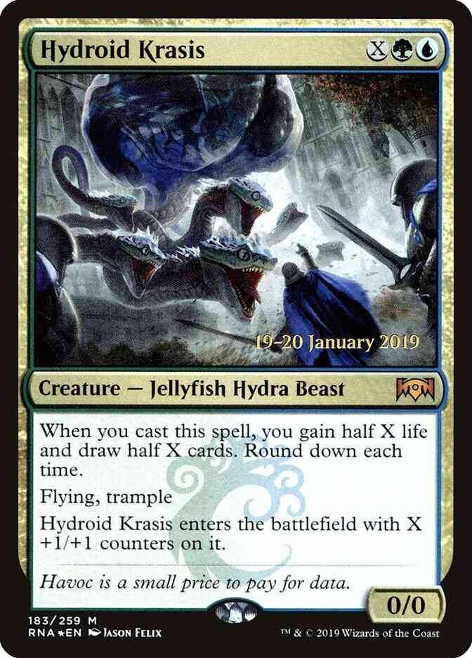 Hydroid Krasis [183s] [Ravnica Allegiance Promos] [Foil]