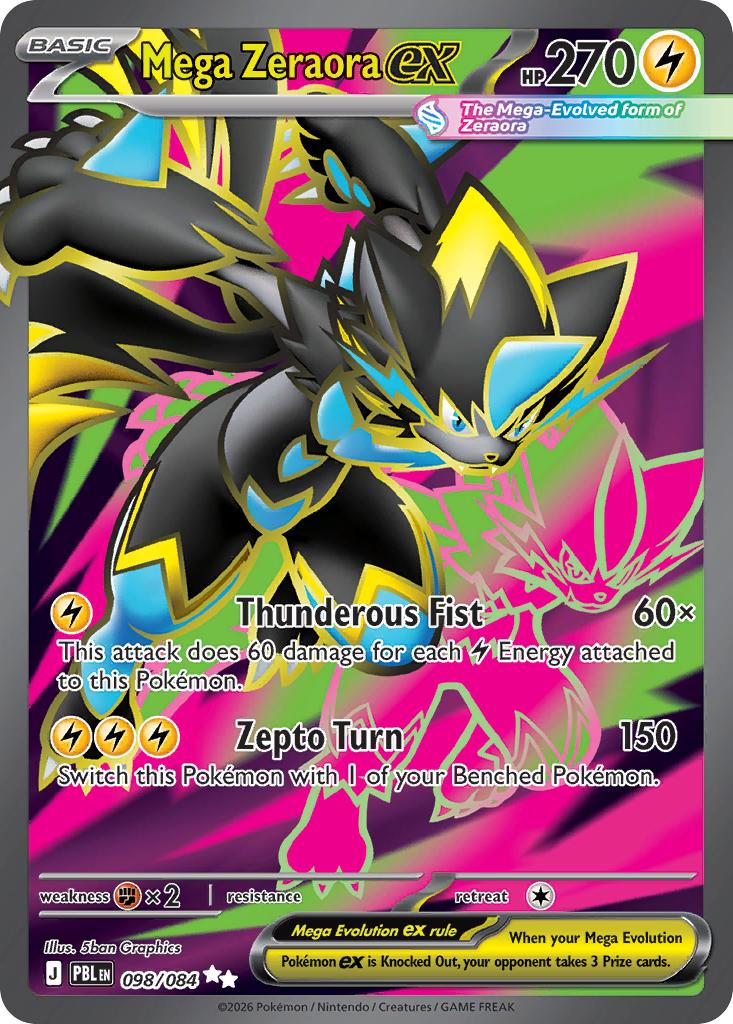 Mega Zeraora ex - 098/084 - Ultra Rare [me05-098] [Ultra]