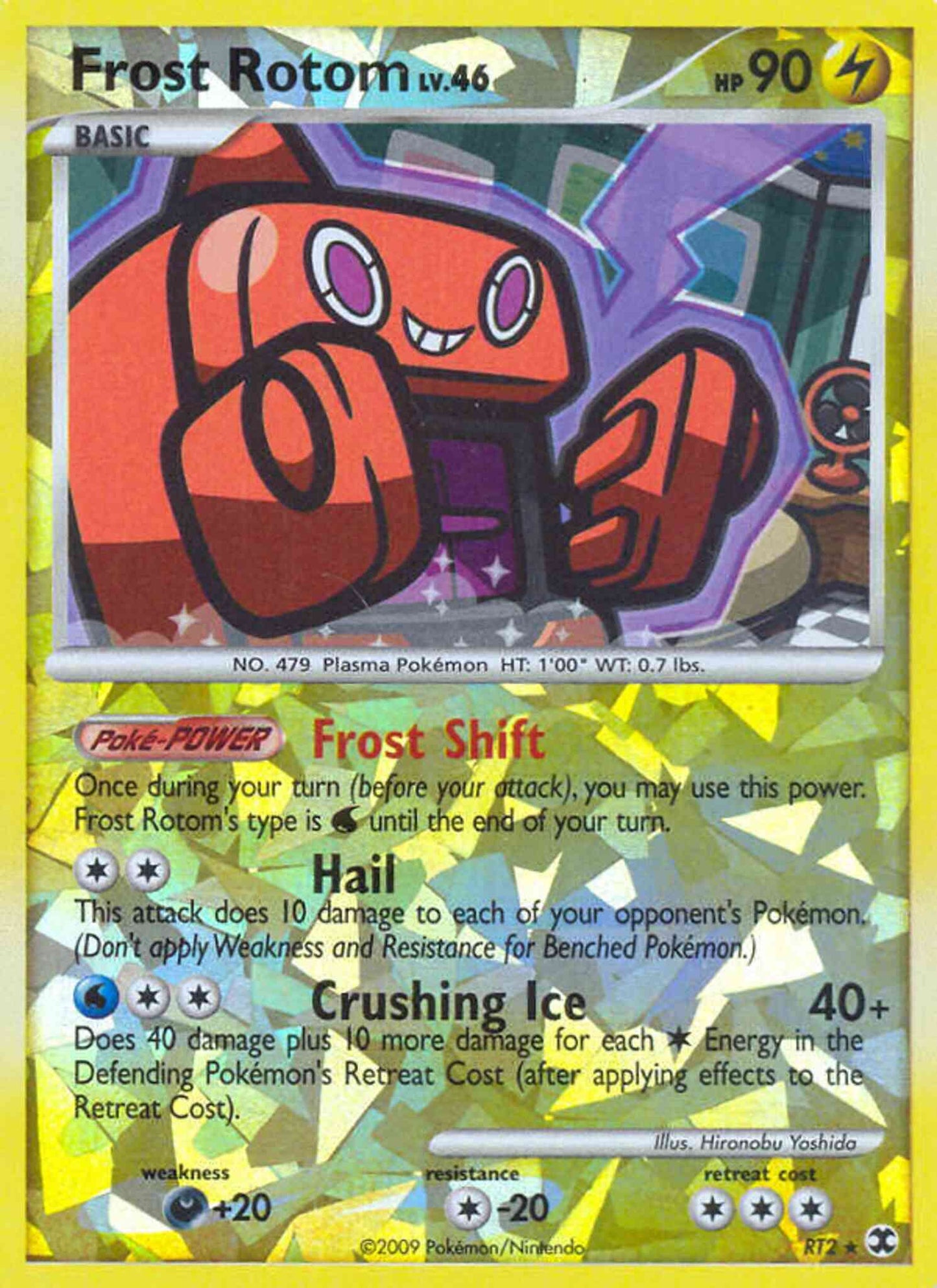 Frost Rotom - RT2 - Rare [pl2-RT2] [Reverse Holo]