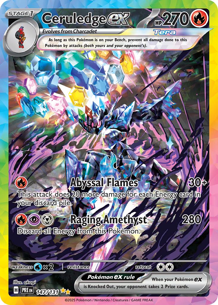 Ceruledge ex - 147/131 - Special Illustration Rare [sv085-147] [Ultra]