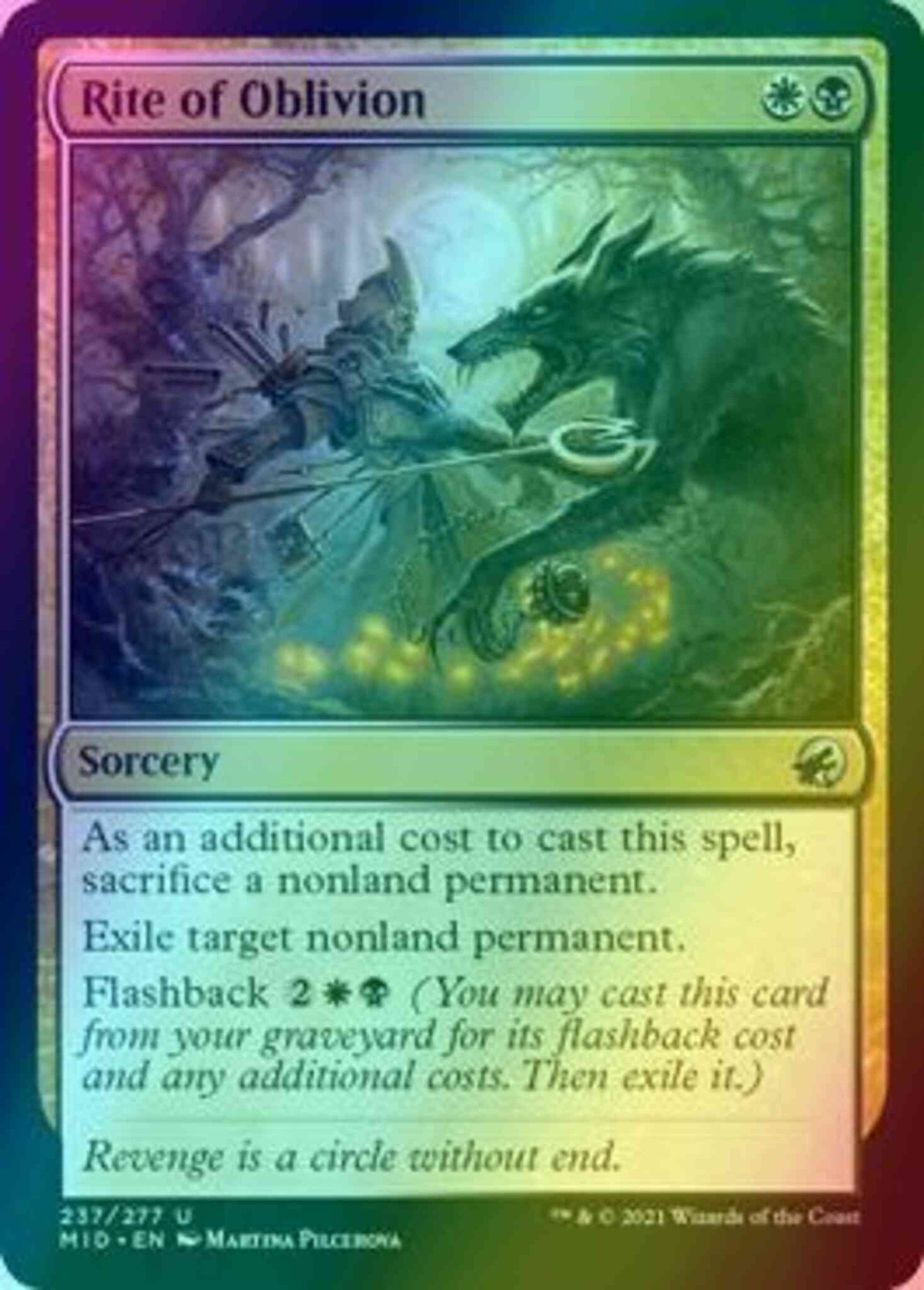 Rite of Oblivion [237] [Innistrad: Midnight Hunt] [Foil]