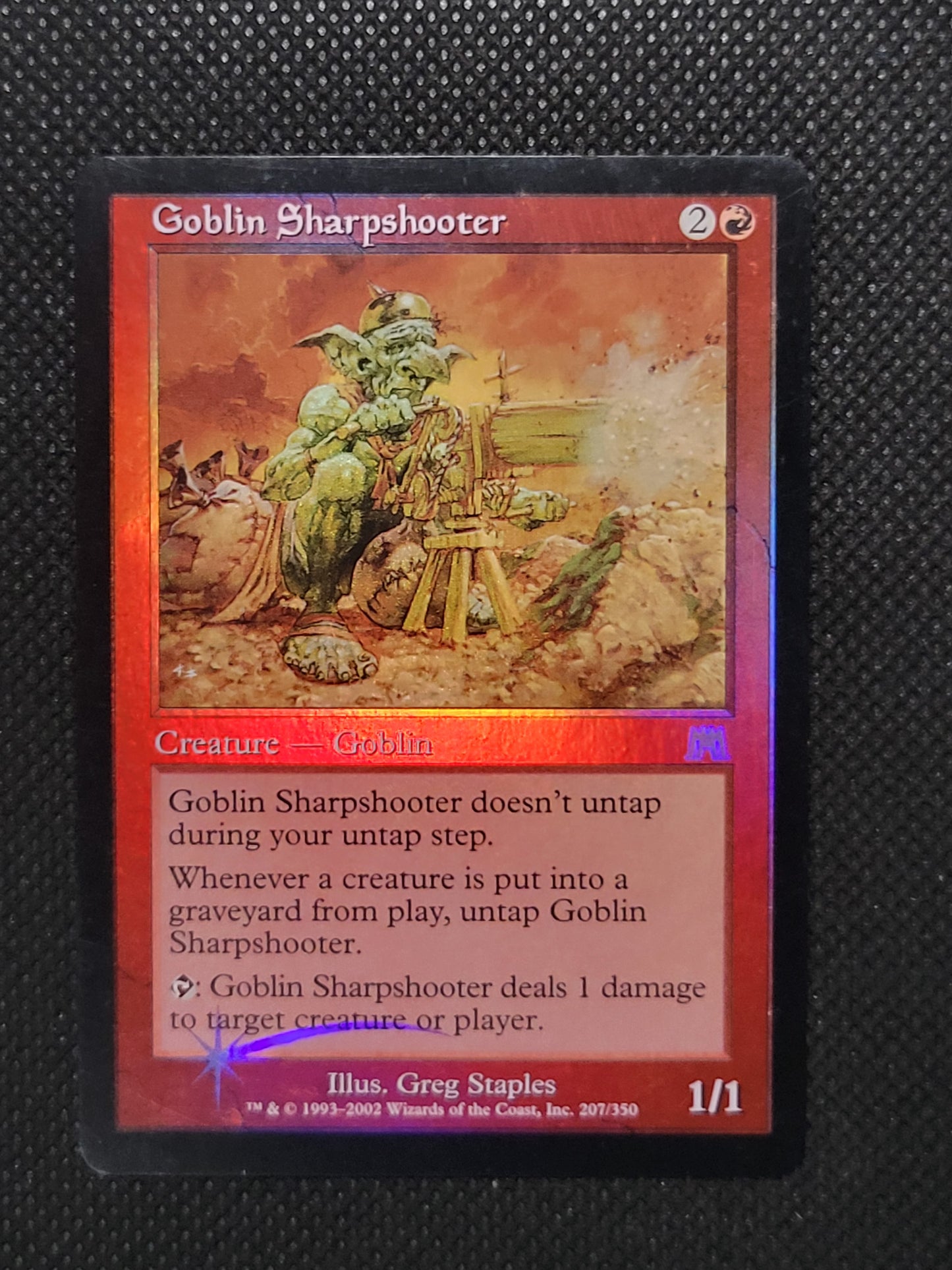 Goblin Sharpshooter — Damaged|Foil — ID 17288