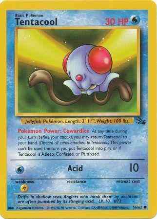 Tentacool - 56/62 - Common - Unlimited [base3U-56] [Non-Holo]