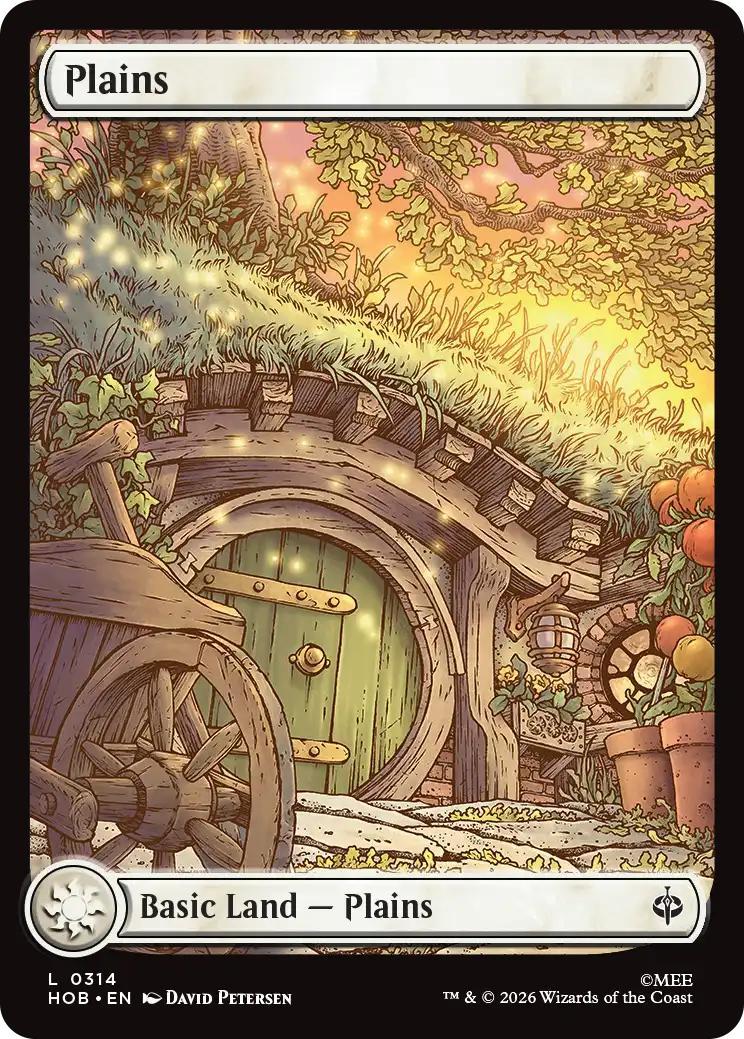 Plains [314] [Full Art] [Seasonal] [Summer] [The Hobbit] [Non-Foil]