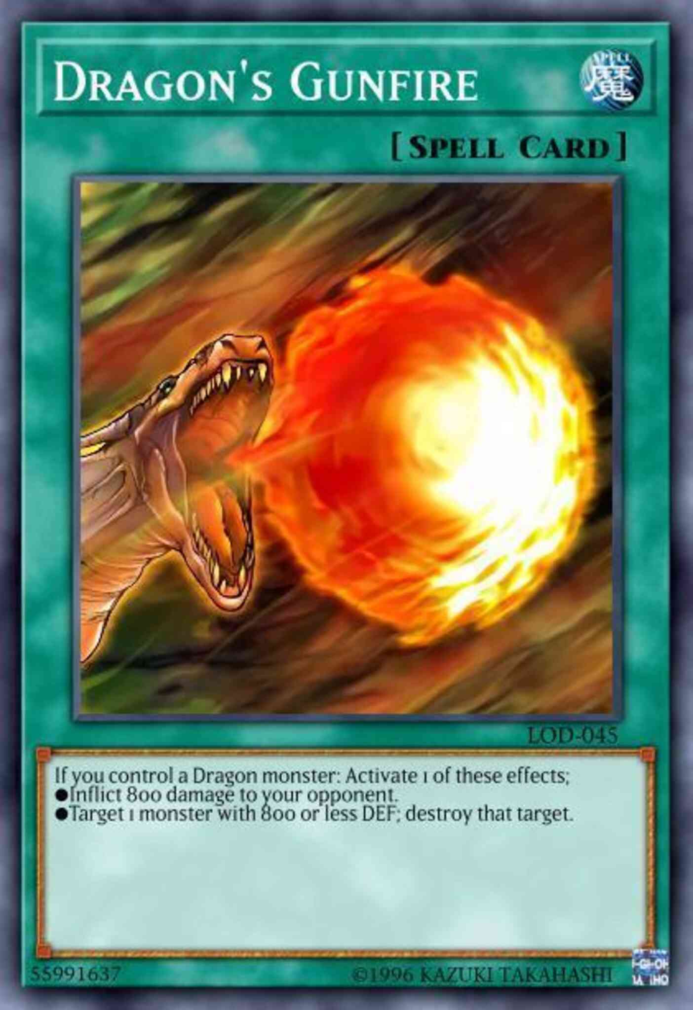 Dragon's Gunfire - SDDL-EN025 - Common - Unlimited