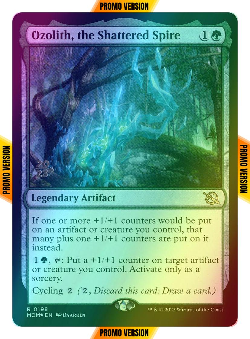 Ozolith, the Shattered Spire [198s] [Prerelease] [March of the Machine: Promos] [Foil]