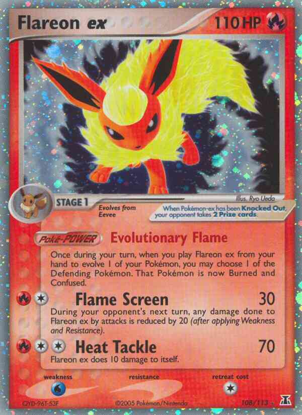 Flareon ex - 108/113 - Rare Holo EX [ex11-108] [Ultra]