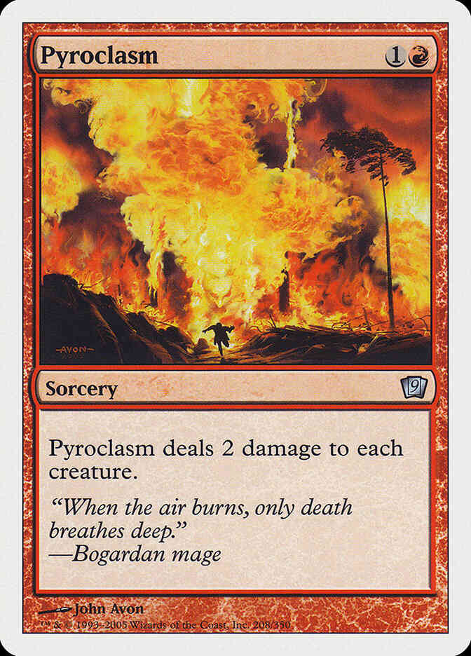 Pyroclasm [208] [Ninth Edition] [Non-Foil]