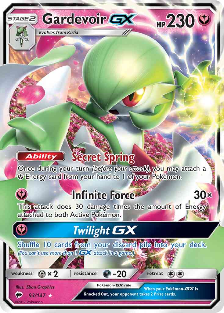 Gardevoir-GX - 93/147 - Rare Holo GX [sm3-93] [Ultra]