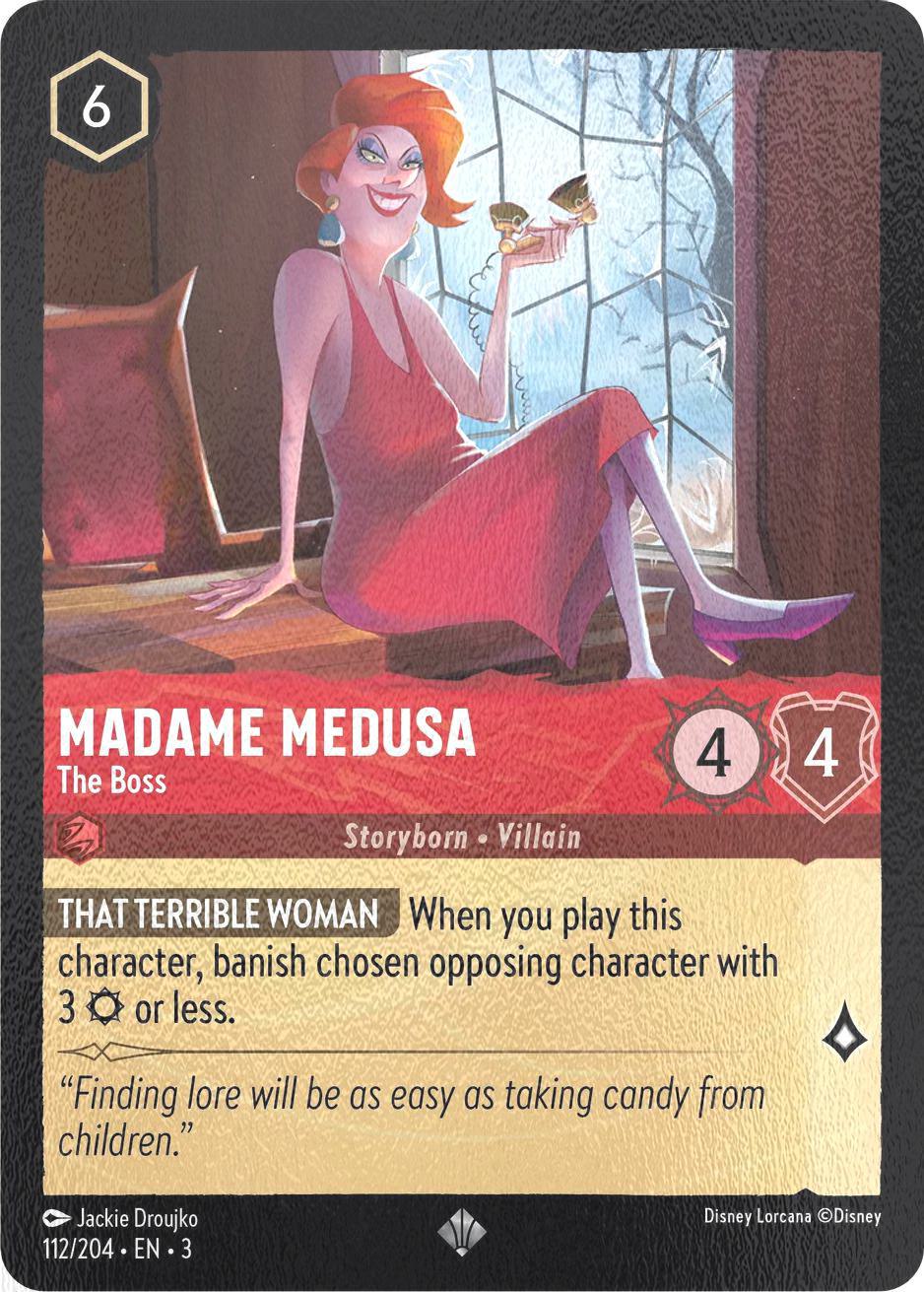 Madame Medusa - The Boss - 112/204 [Into the Inklands] [Cold Foil]