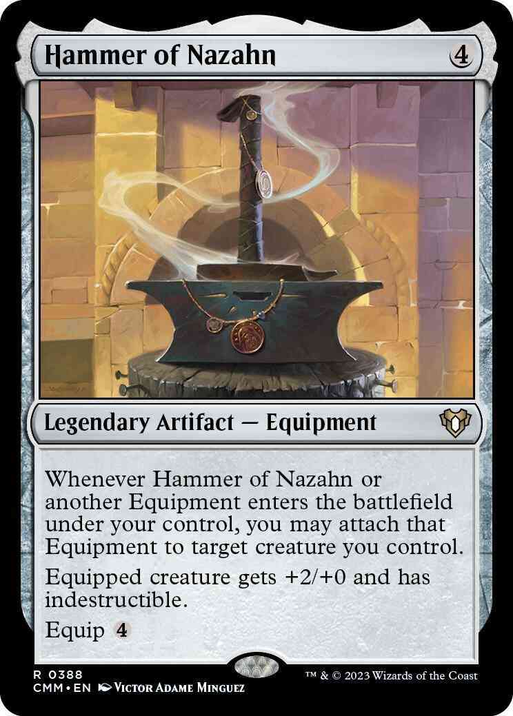 Hammer of Nazahn [388] [Commander Masters] [Non-Foil]