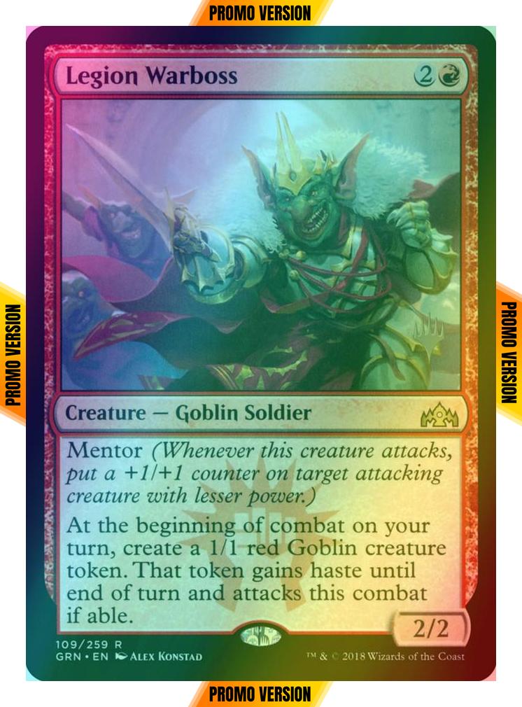 Legion Warboss [Promo Pack] [109p] [Guilds of Ravnica Promos] [Foil]