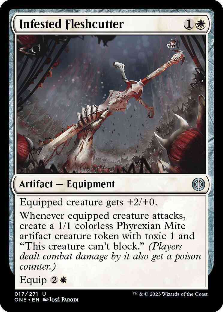 Infested Fleshcutter [17] [Phyrexia: All Will Be One] [Non-Foil]