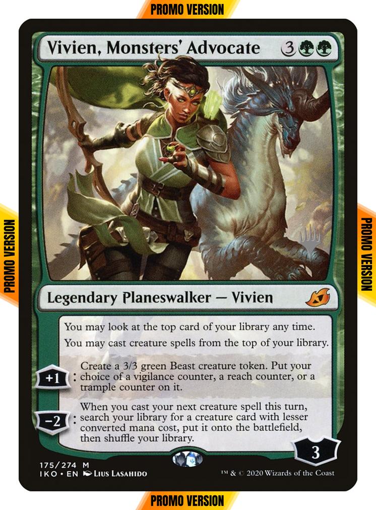 Vivien, Monsters' Advocate [Promo Pack] [175p] [Ikoria: Lair of Behemoths Promos] [Non-Foil]