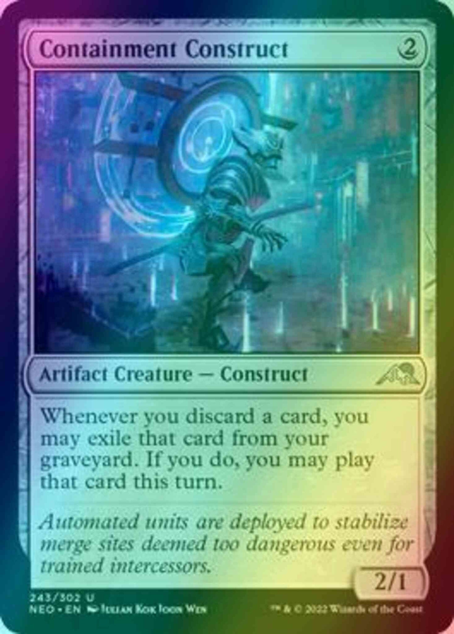 Containment Construct [243] [Kamigawa: Neon Dynasty] [Foil]